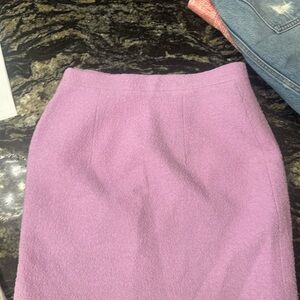 Alessandra Rich Lavender Pencil Skirt